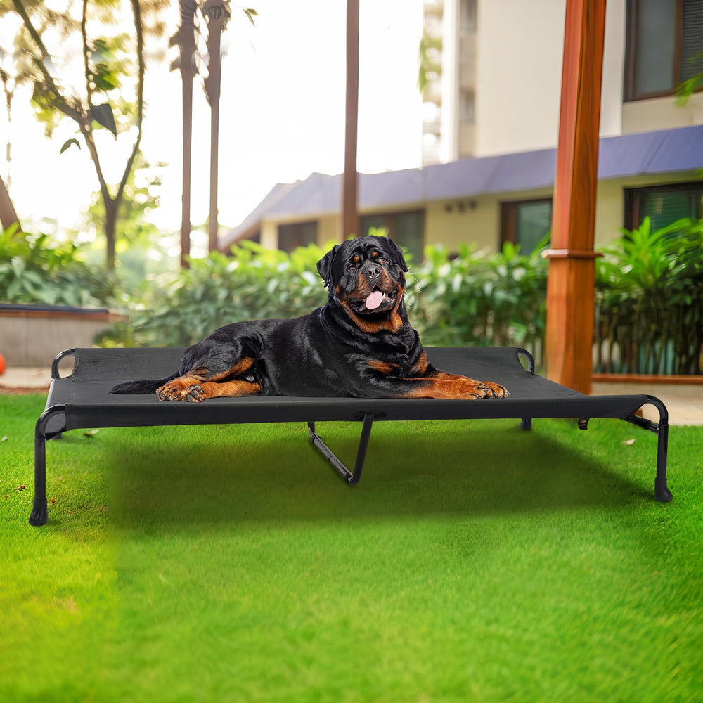 Veehoo outdoor-ready bed ideal for patio lounging or camping