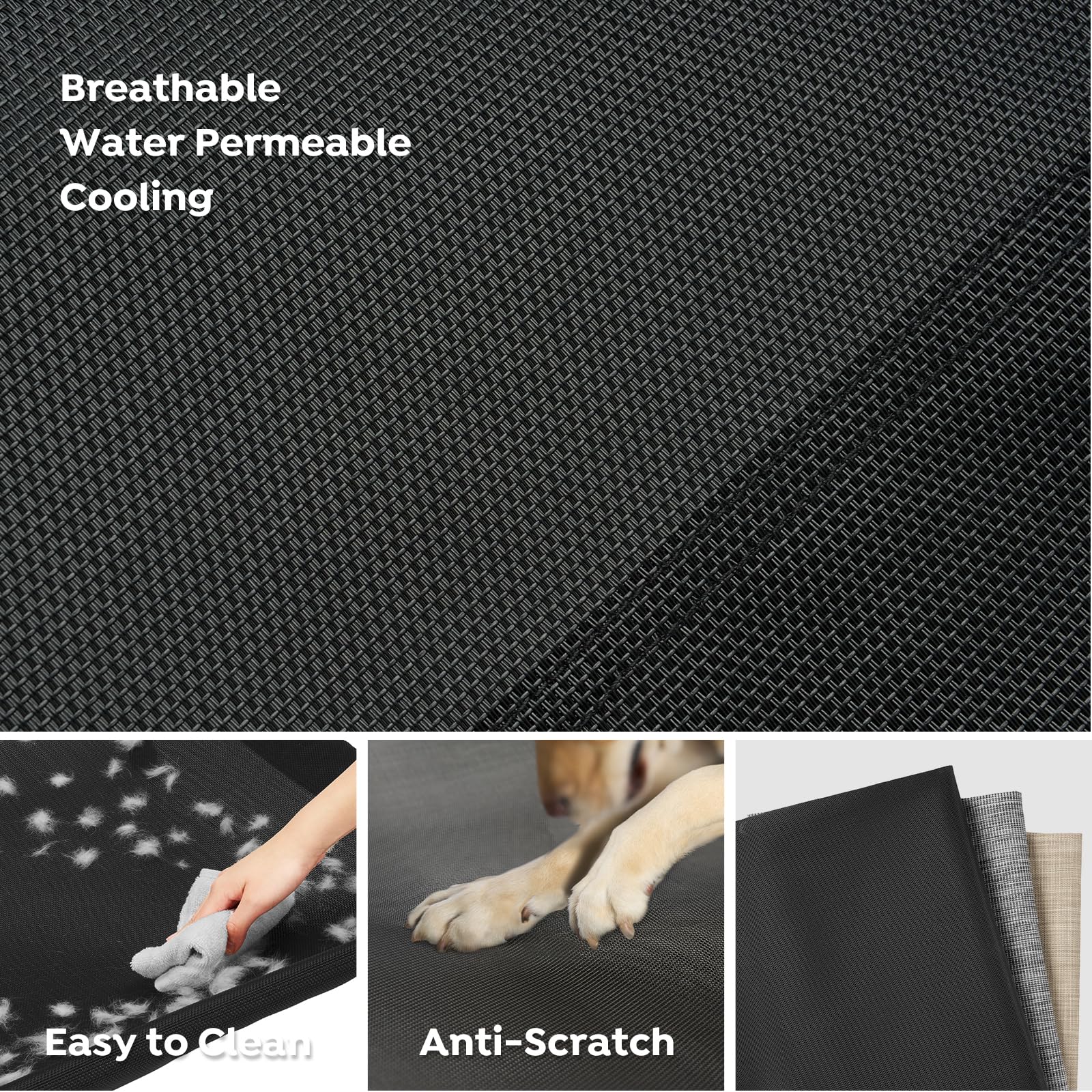 Veehoo Teslin mesh surface promotes airflow and quick drying