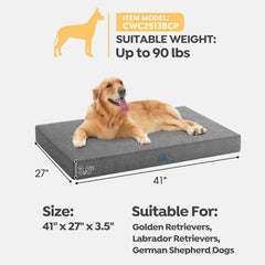 Veehoo hidden-zipper-underneath provides secure interior protection from chewing.