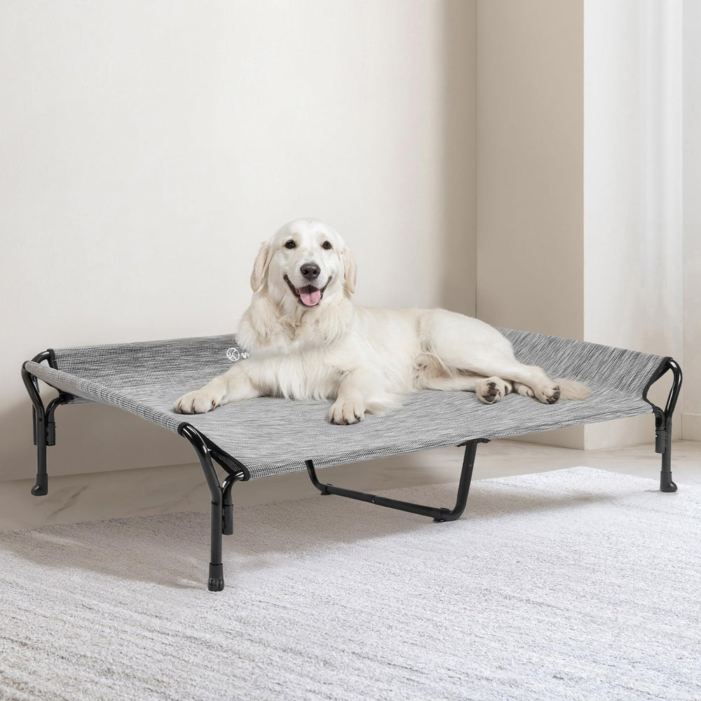Veehoo indoor-outdoor compatible bed enables versatile use in any space.