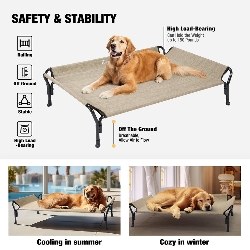 Veehoo indoor-outdoor design makes care-free use in living rooms or patios.
