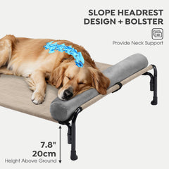 Veehoo headrest-bolster offers removable neck support for extra comfort.