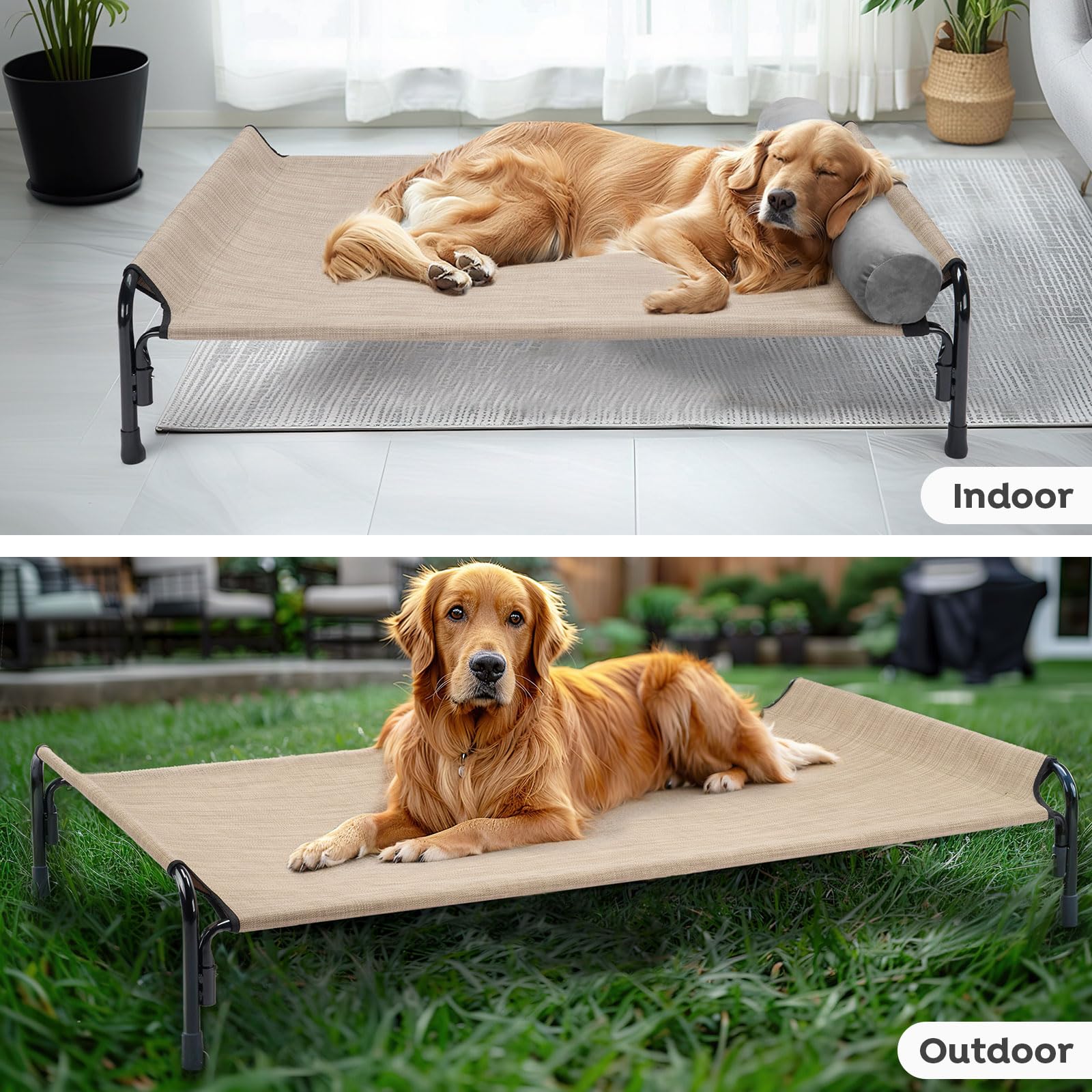 Veehoo snap-together design makes setup quick and portable.