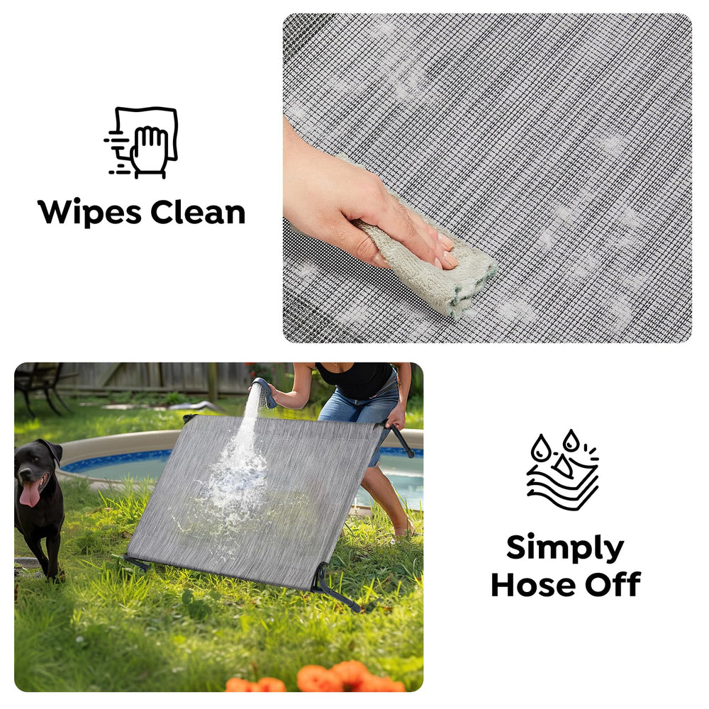 Veehoo Original breathable mesh design keeping sleeping area dry and clean.