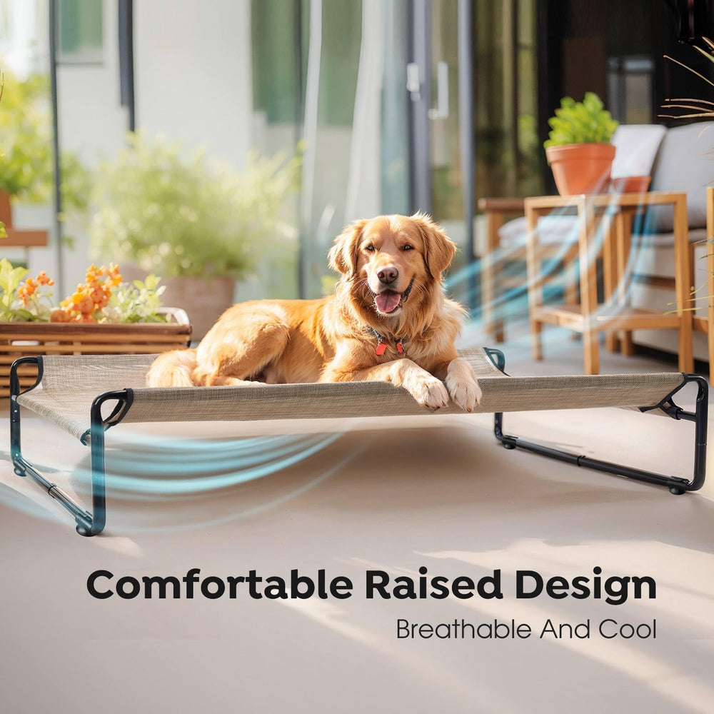 Veehoo Original assembled bed; quick tool-free setup for on-the-go use.