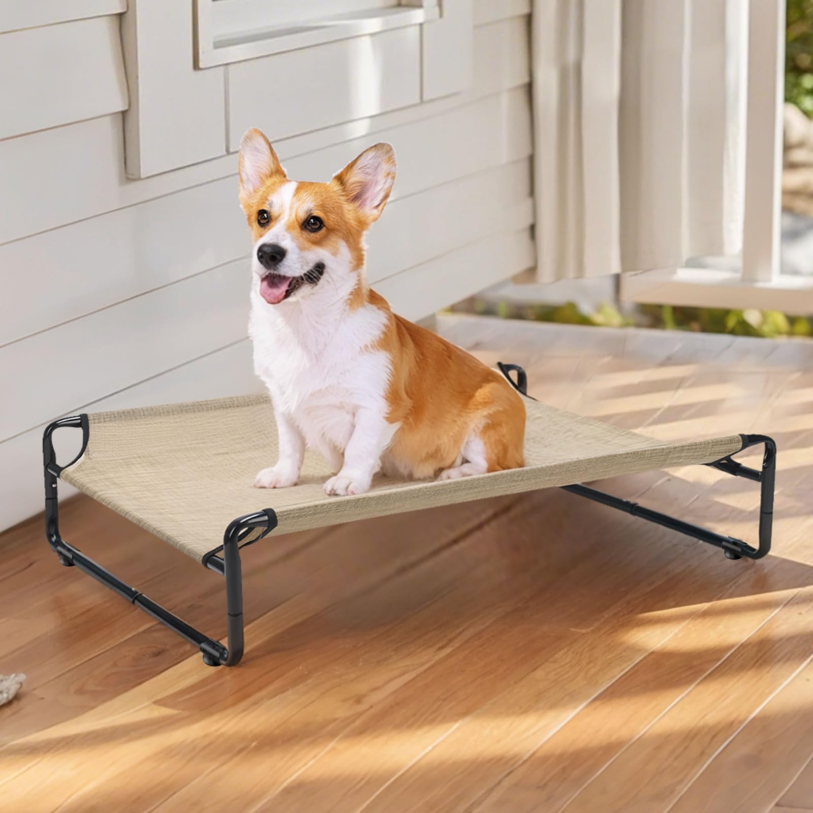 Veehoo Original dimensions; fits medium dogs up to 60 lbs.