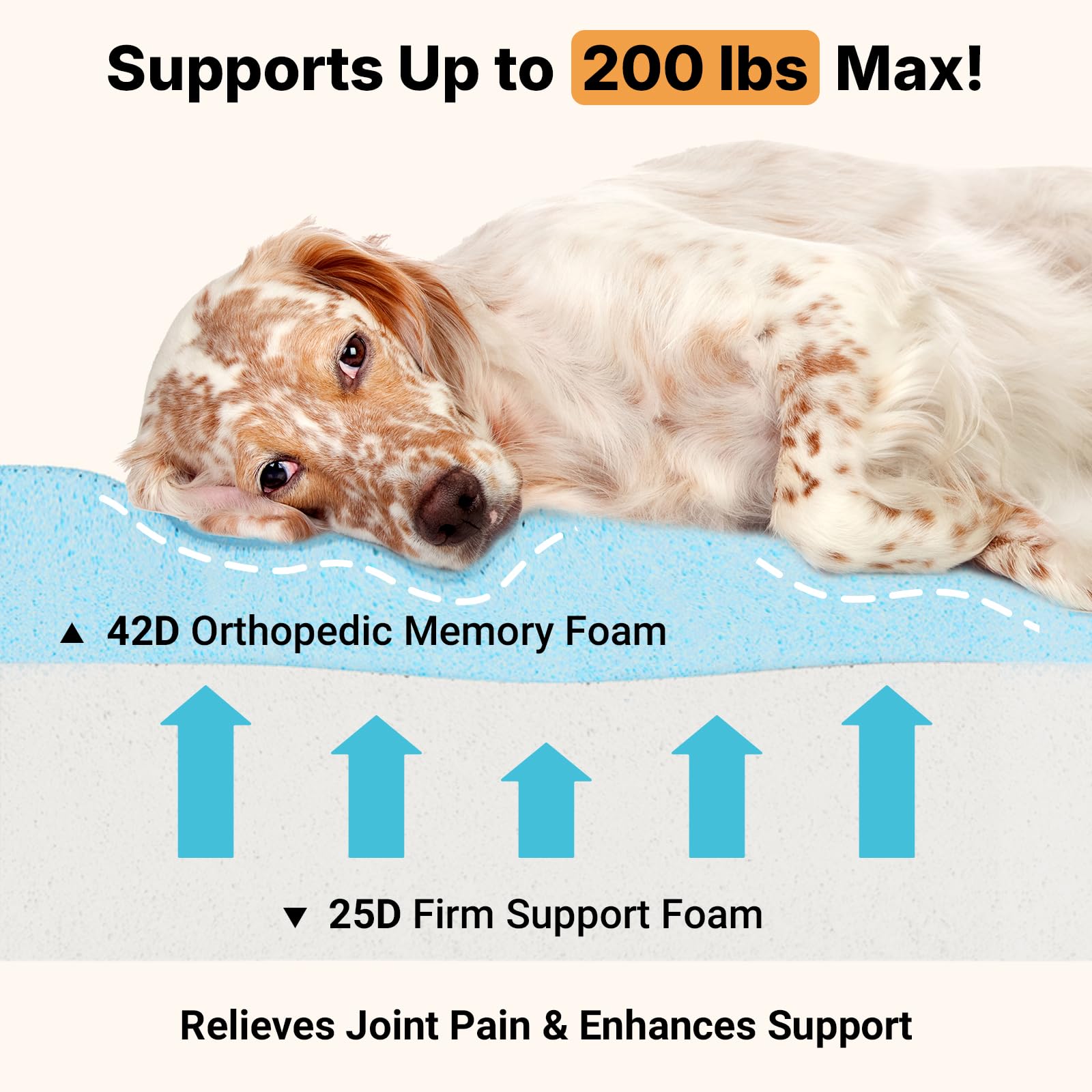 Veehoo bed waterproof inner liner protects foam for cleaner, longer-lasting rest