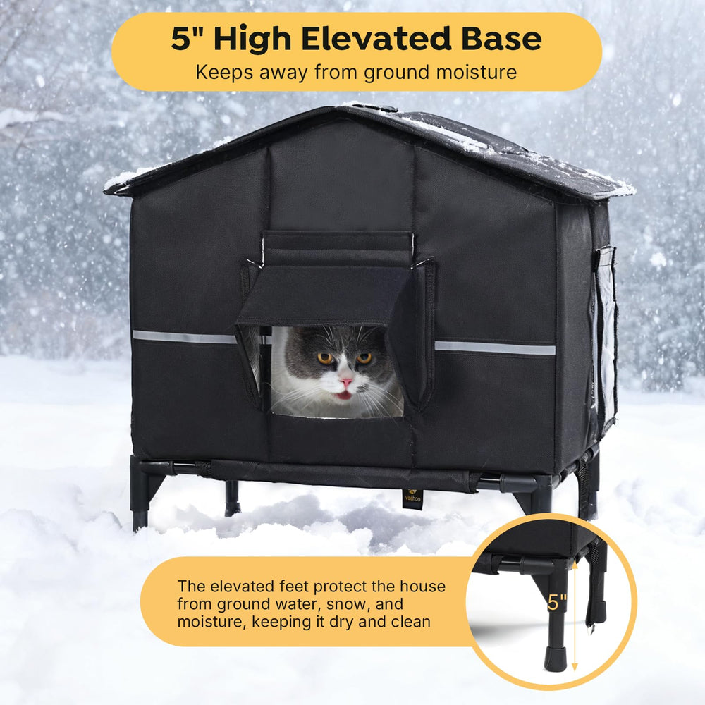 Veehoo insulation with aluminum foil seals warmth for chilly nights.