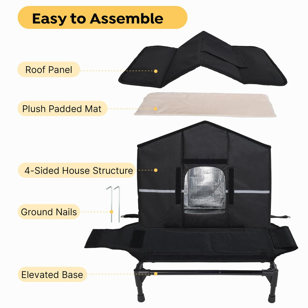 Veehoo Tool-free assembly and Velcro buckles simplify setup and cleaning.