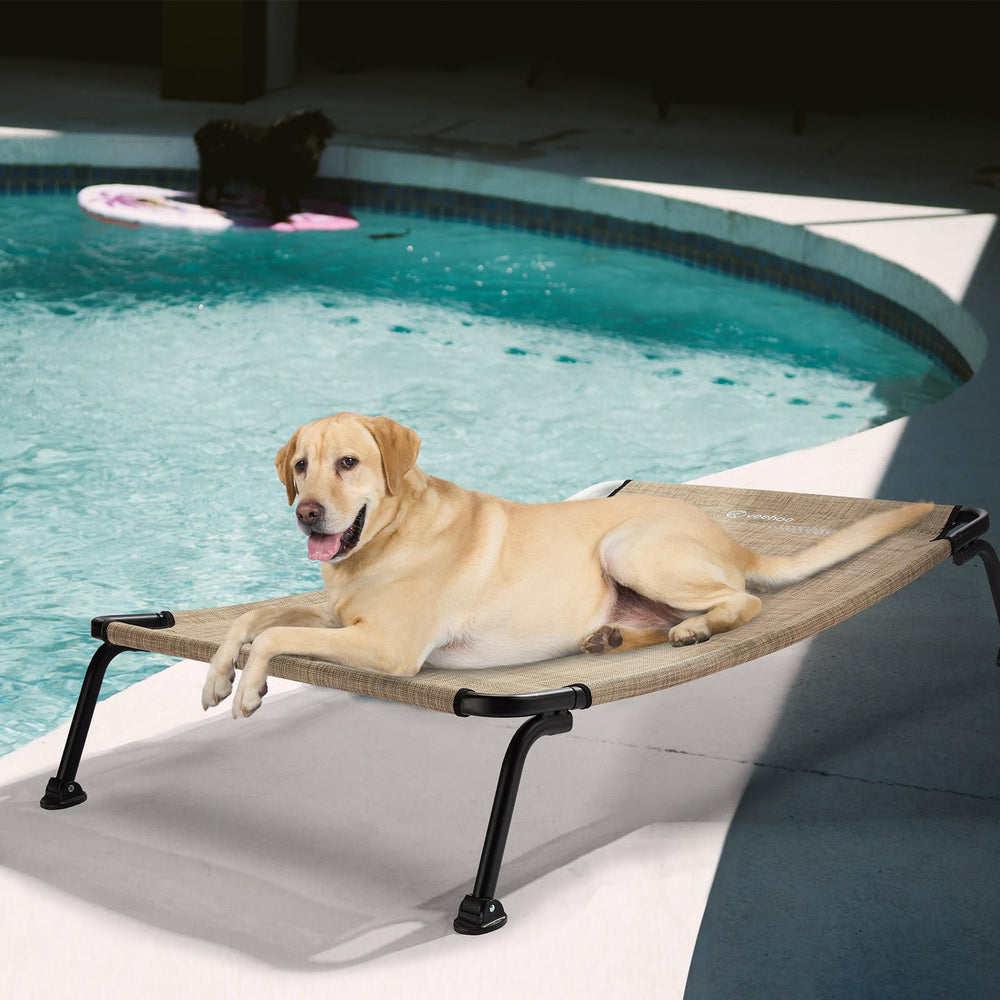 Veehoo waterproof and durable stitching for active dogs during outdoor use.