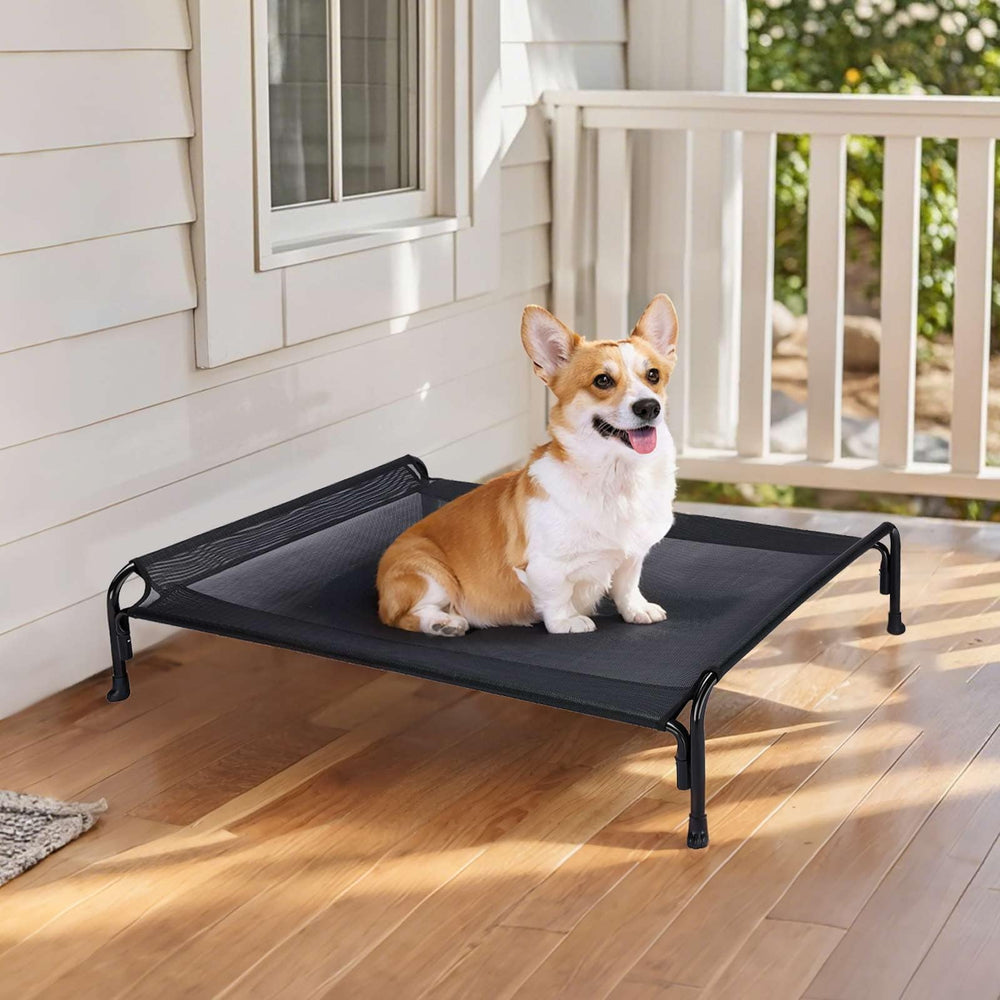 Veehoo tool-less assembly makes setup quick for indoor or outdoor use.