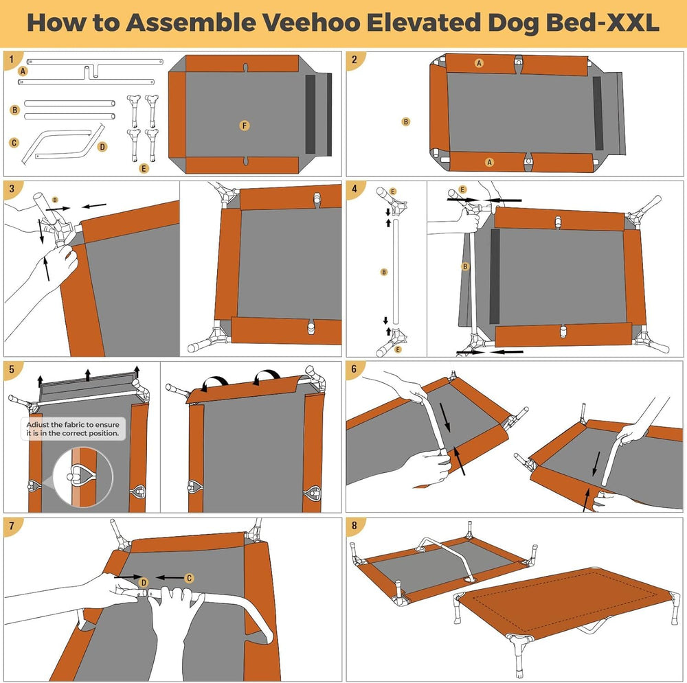 Veehoo stays in place with durable non-slip feet on various surfaces.