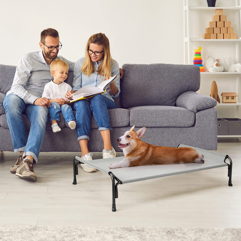 Veehoo versatile bed for indoor lounging or outdoor use