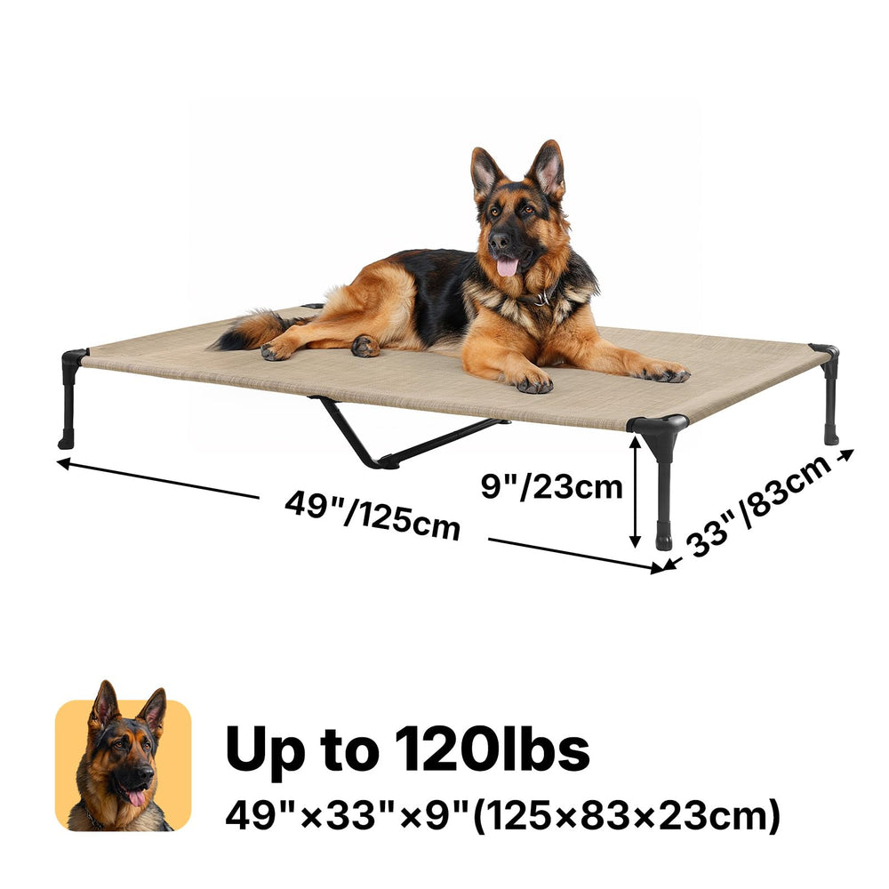 Veehoo non-slip feet prevent sliding on indoor floors and outdoor surfaces.