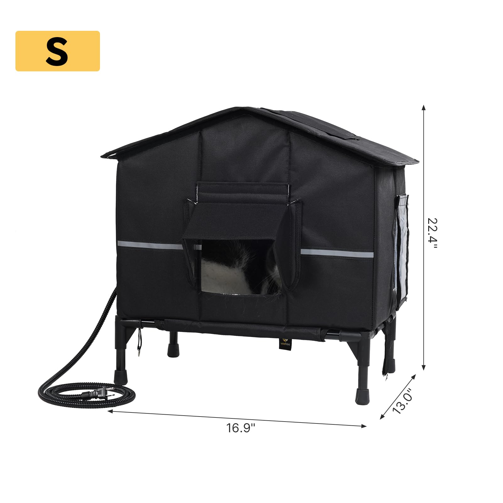 Veehoo easy-clean design with Velcro enables quick maintenance and cleaning.