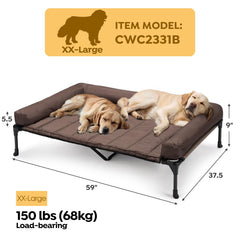 Veehoo removable waterproof bolster cushion close-up shows secure fit.