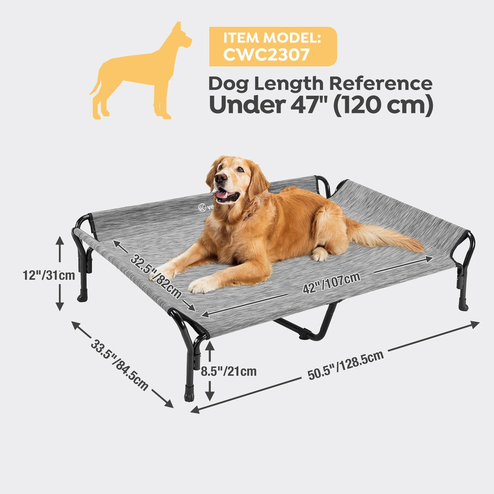 Veehoo Teslin mesh breathable material promotes airflow on hot days.