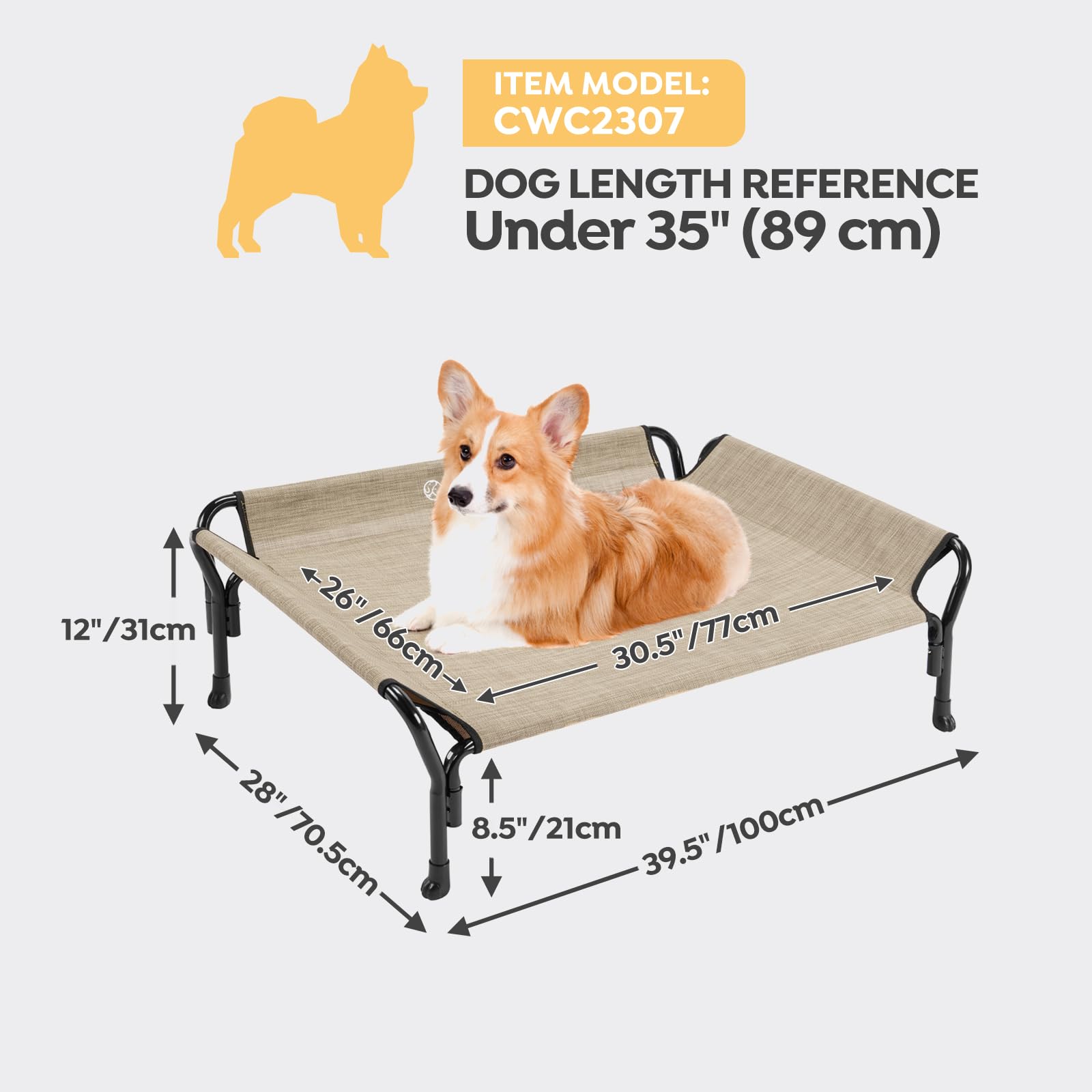 Veehoo Teslin mesh surface promotes breathability and airflow for cooling comfort in warm days.