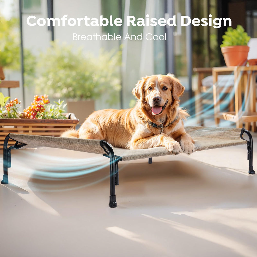 Veehoo Textilene mesh cooling surface promotes airflow and comfort