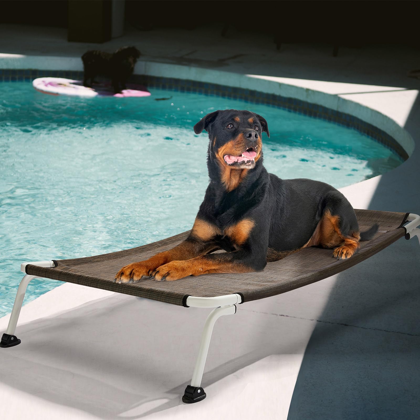 Veehoo XL bed supports large breeds up to 150 lbs