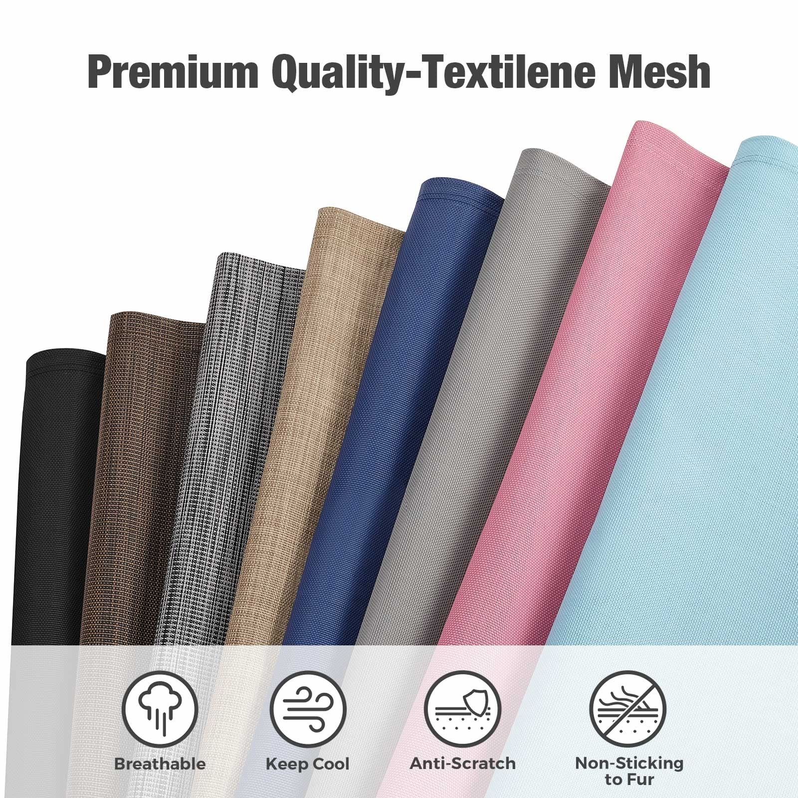 Veehoo XX-Large bed measures 59 by 37 inches for ample sleep space.