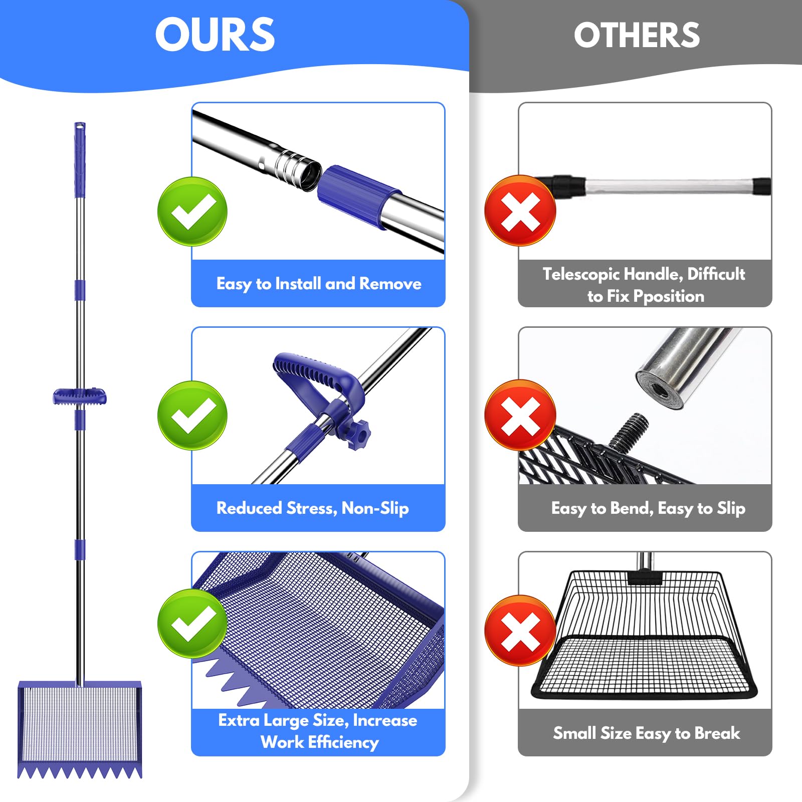 VEEMI blue coop cleaning tool in action for busy barns.