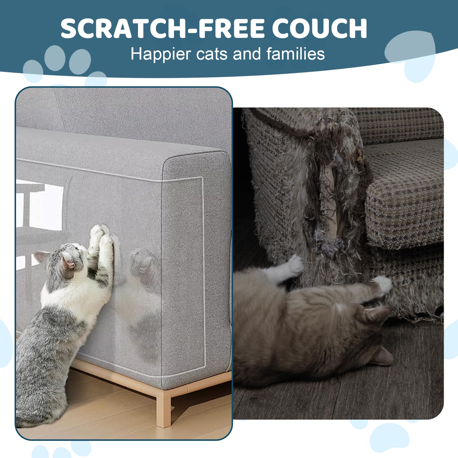 Vefhby cut-to-fit cat scratch pad for customizable sizing