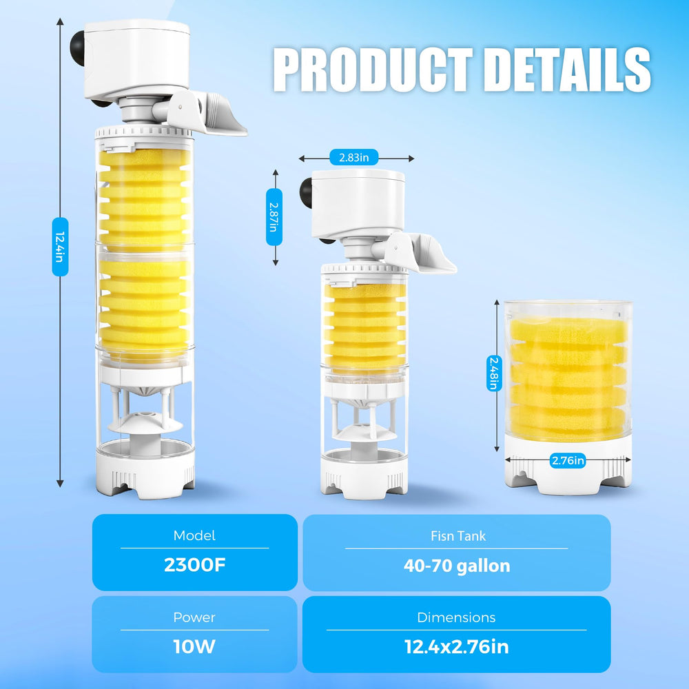 Vehipa 40-70 gallon setup shows compatible size and easy integration