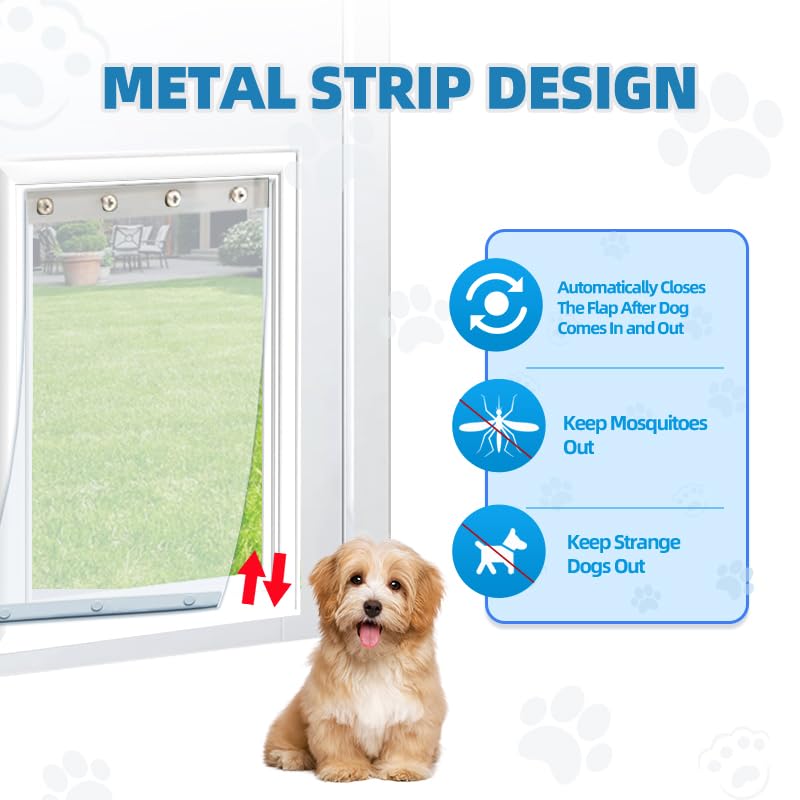Vehipa weather-resistant flap protects interiors from wind and rain during pet passage.