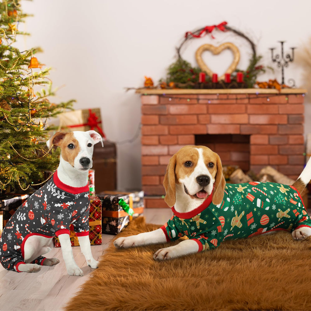 Vehomy Christmas pajamas easy on-off and high-cut tummy for quick potty breaks