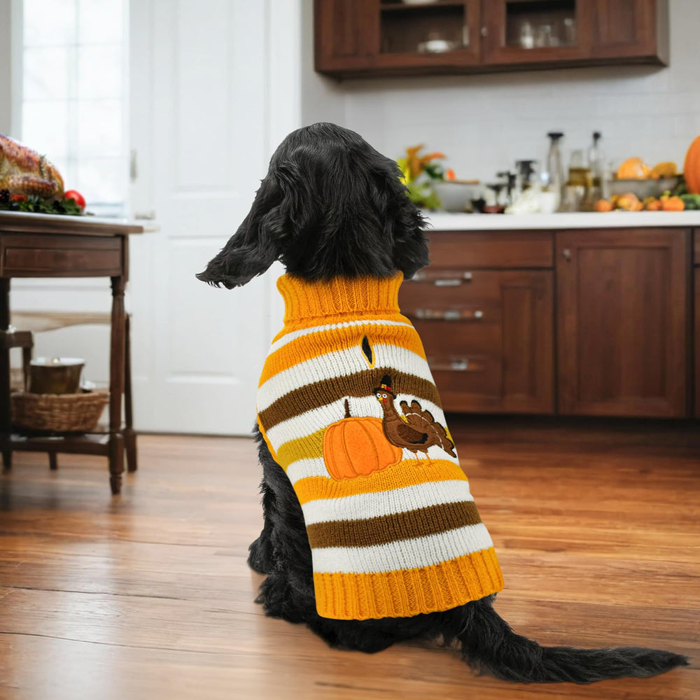 Vehomy dog turtleneck sweater highlighting windproof warmth and easy pullover design