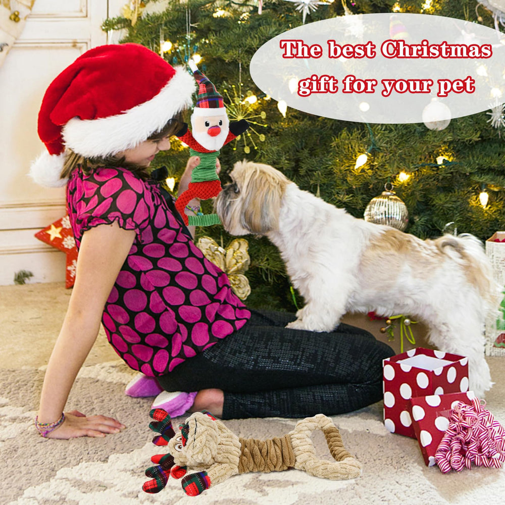 Vehomy squeaky crinkle dog toy to grab dog attention during play