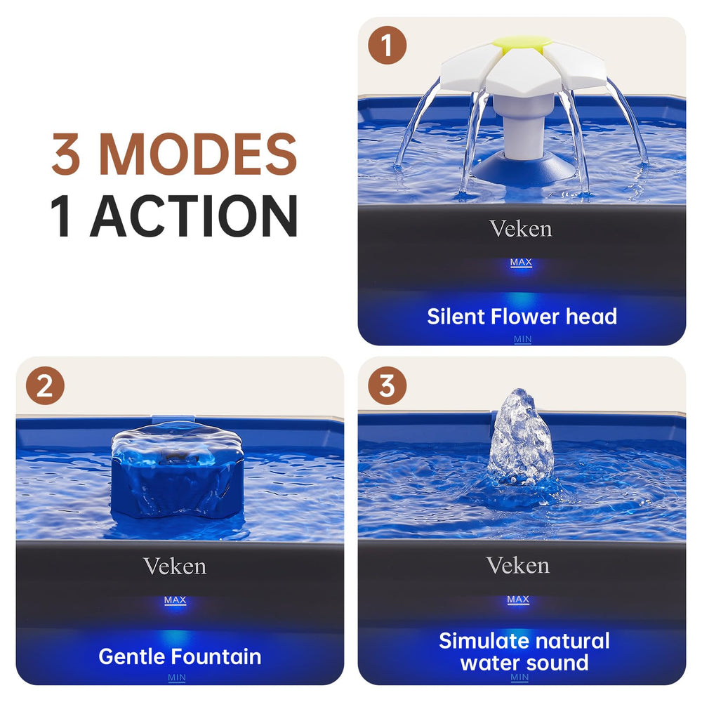 Veken easy-clean design enables quick assembly and maintenance for busy owners.