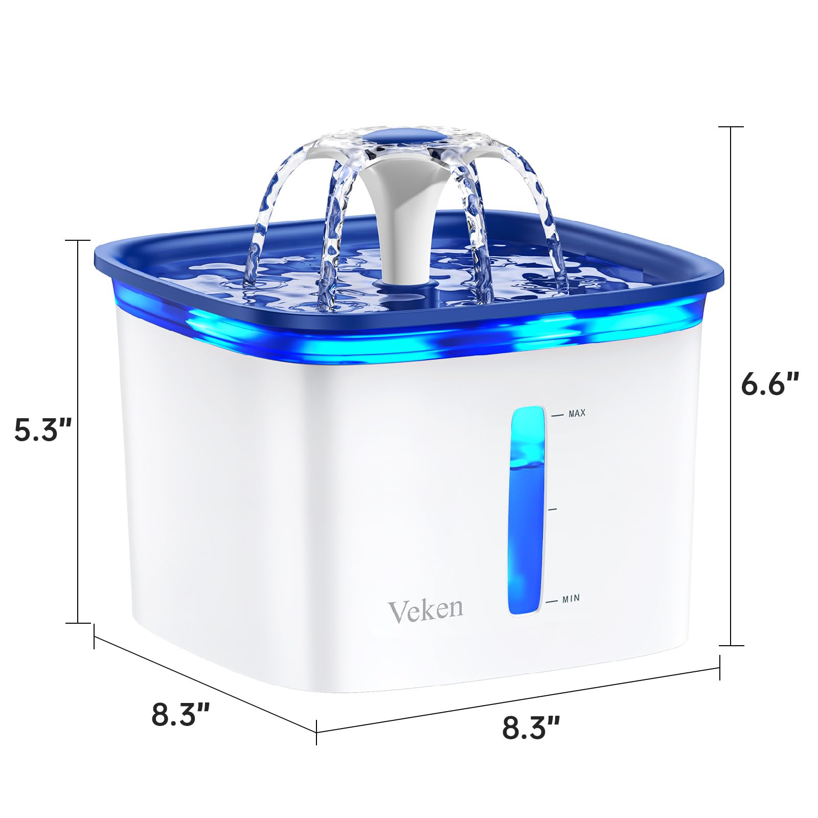 Veken easy-clean design simplifies disassembly and quick setup for busy households.