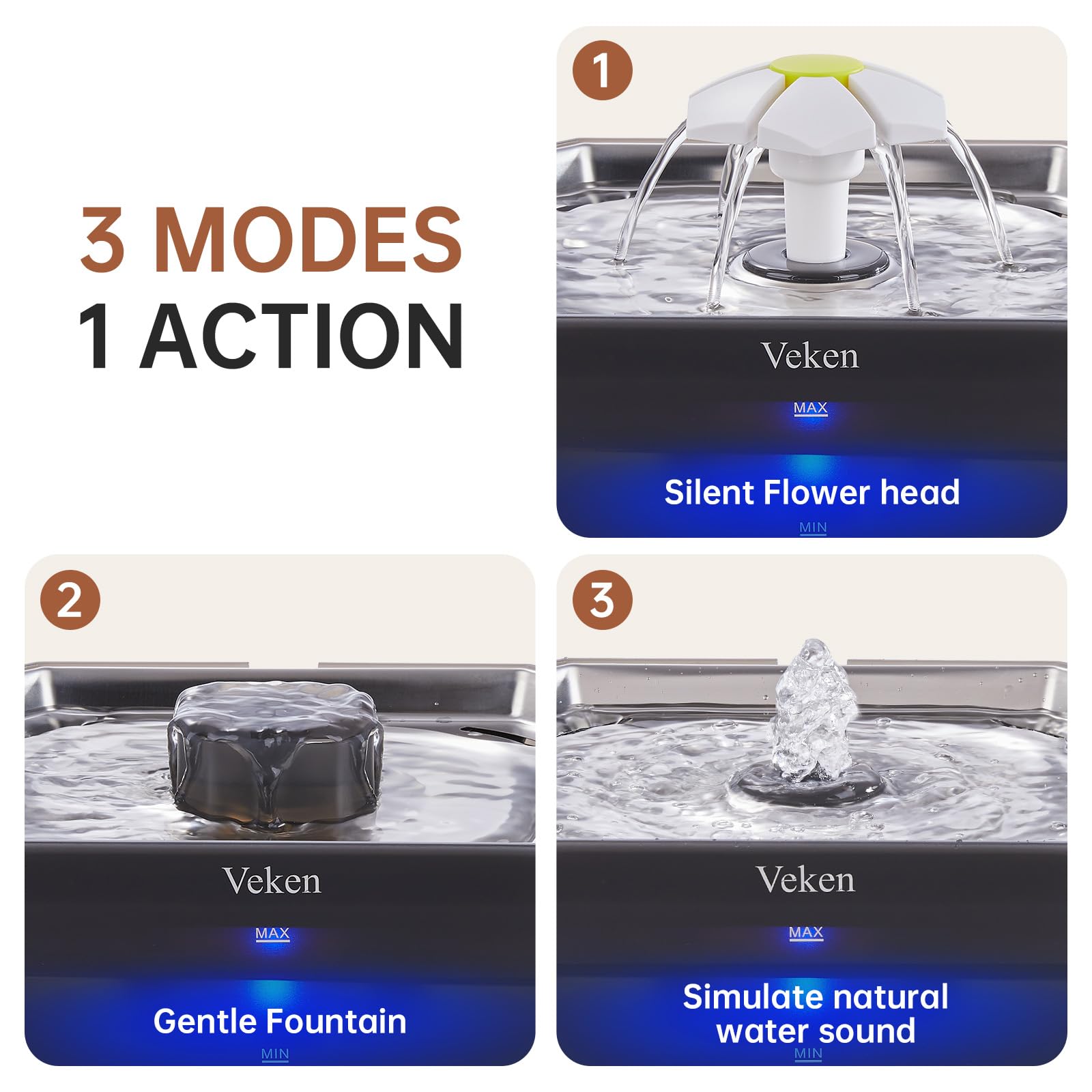 Veken multi-stage filtration system with carbon and scale inhibitor for cleaner water