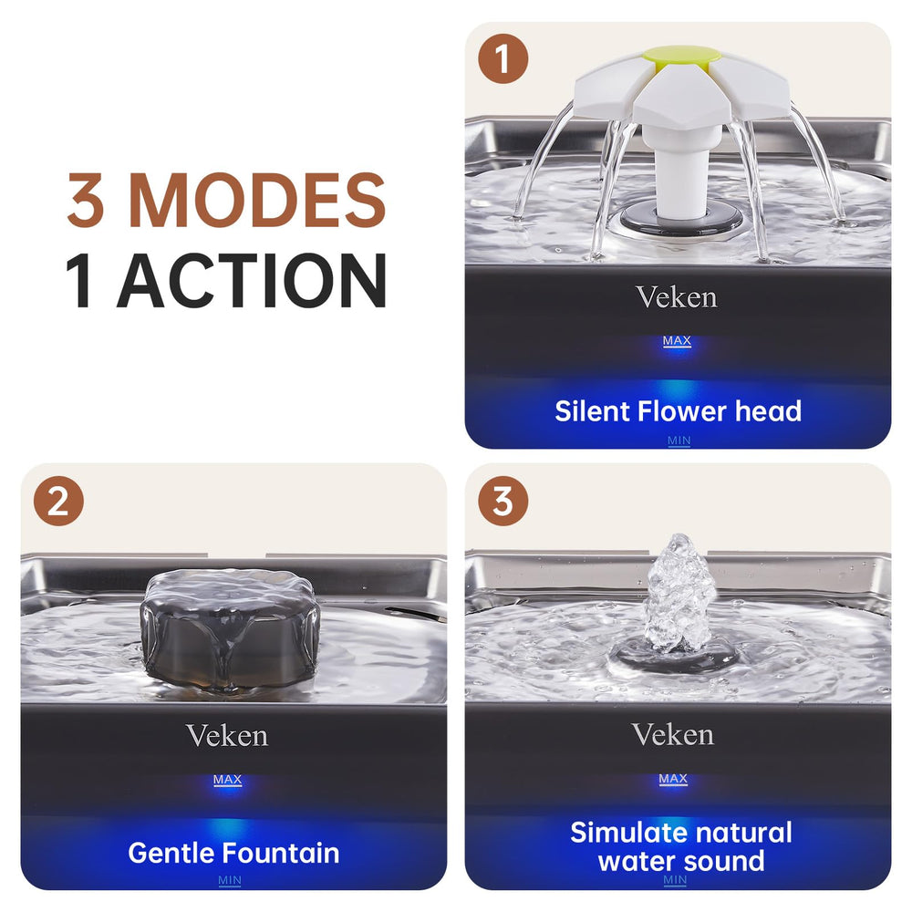Veken multi-stage filtration system with carbon and scale inhibitor for cleaner water