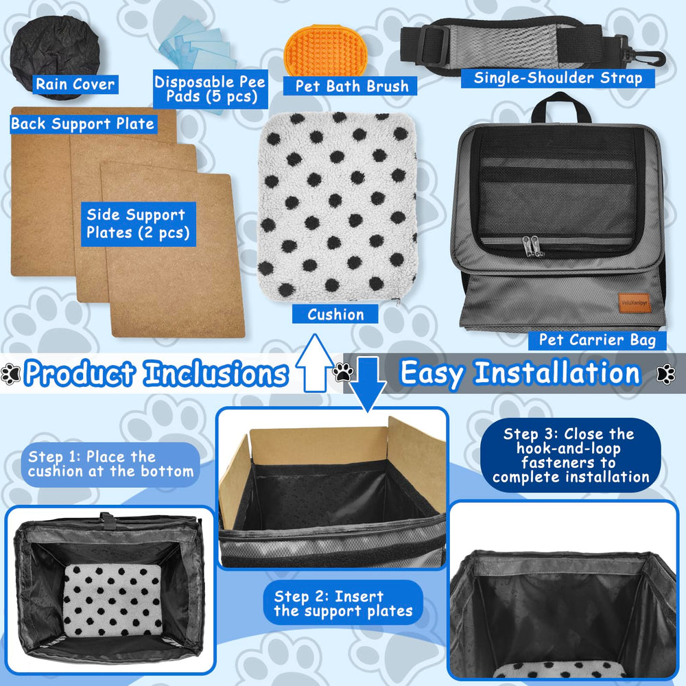 VeluXanipyr disposable pee pads 5pc keep trips cleaner and more convenient.
