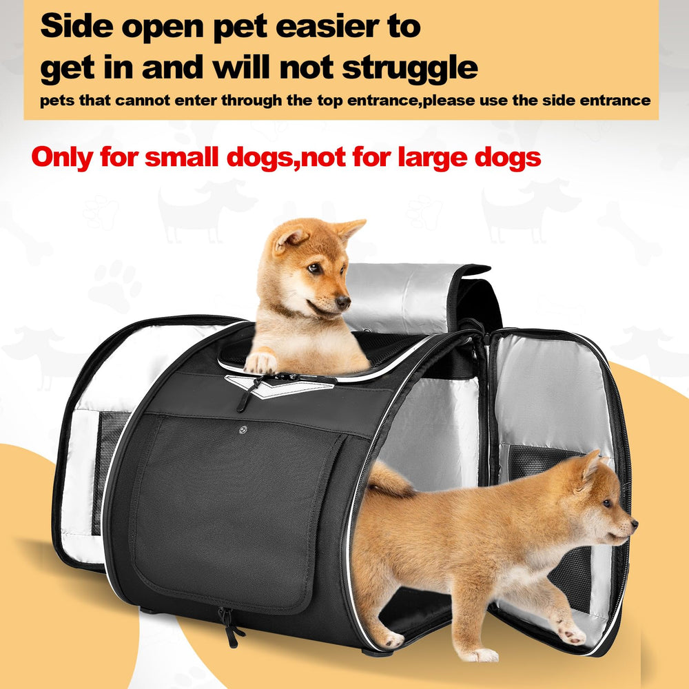 VENFOREST pet cushion interior offers soft, cozy comfort during rides.