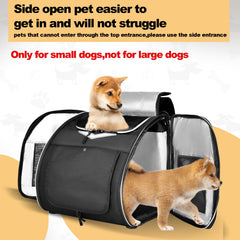 VENFOREST pet cushion interior offers soft, cozy comfort during rides.