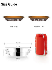 Tazones VENTION para gatos pequeños, vista lateral, diseño estable para comida y agua