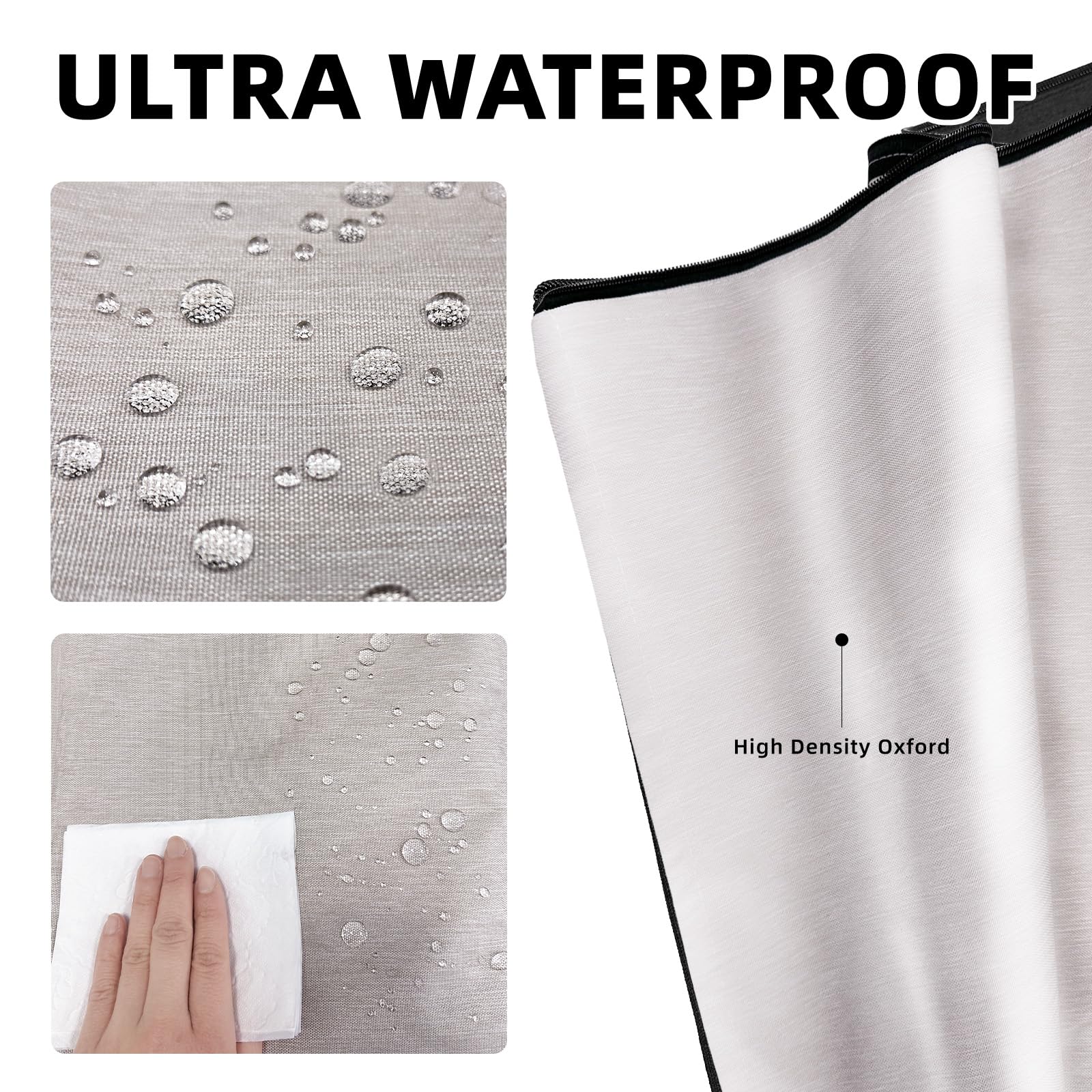 VERABE machine-washable crate cover with storage bag simplifies cleanup and travel prep