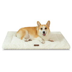 VERABE Fluffy Reversible Dog Bed Mat plush surface for cozy lounging and joint support.
