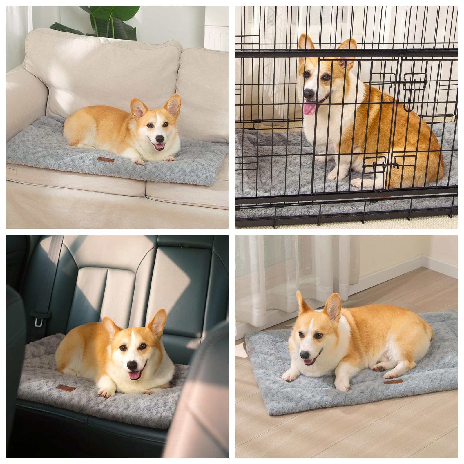 VERABE dog bed mat is easy to machine wash and dry for quick cleanup.