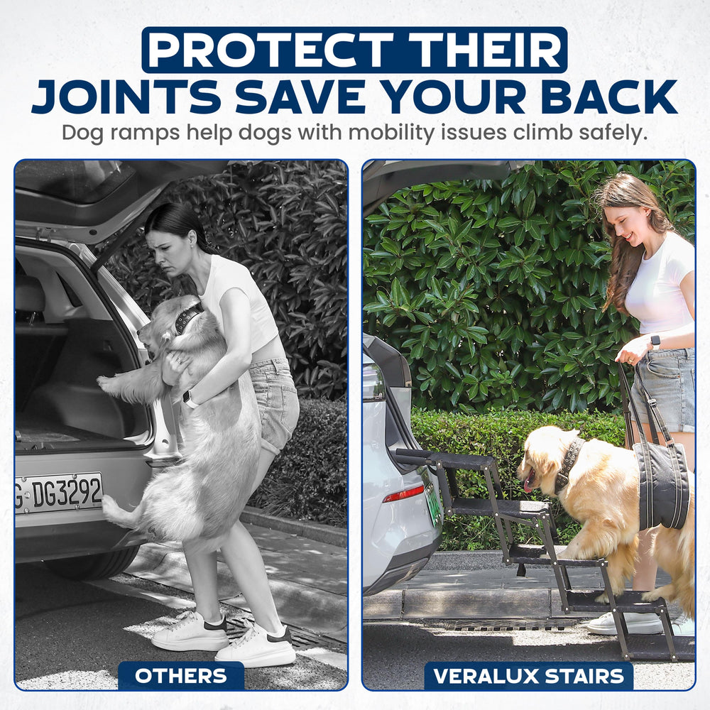 VERALUX foldable design folds flat for compact trunk storage.