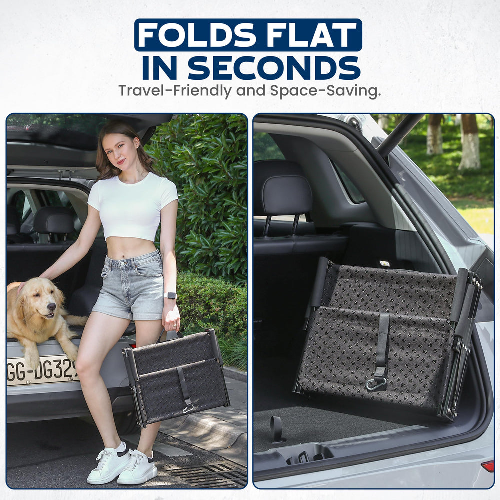 VERALUX tailgate-entry design fits SUVs and wide rear openings for versatile use.