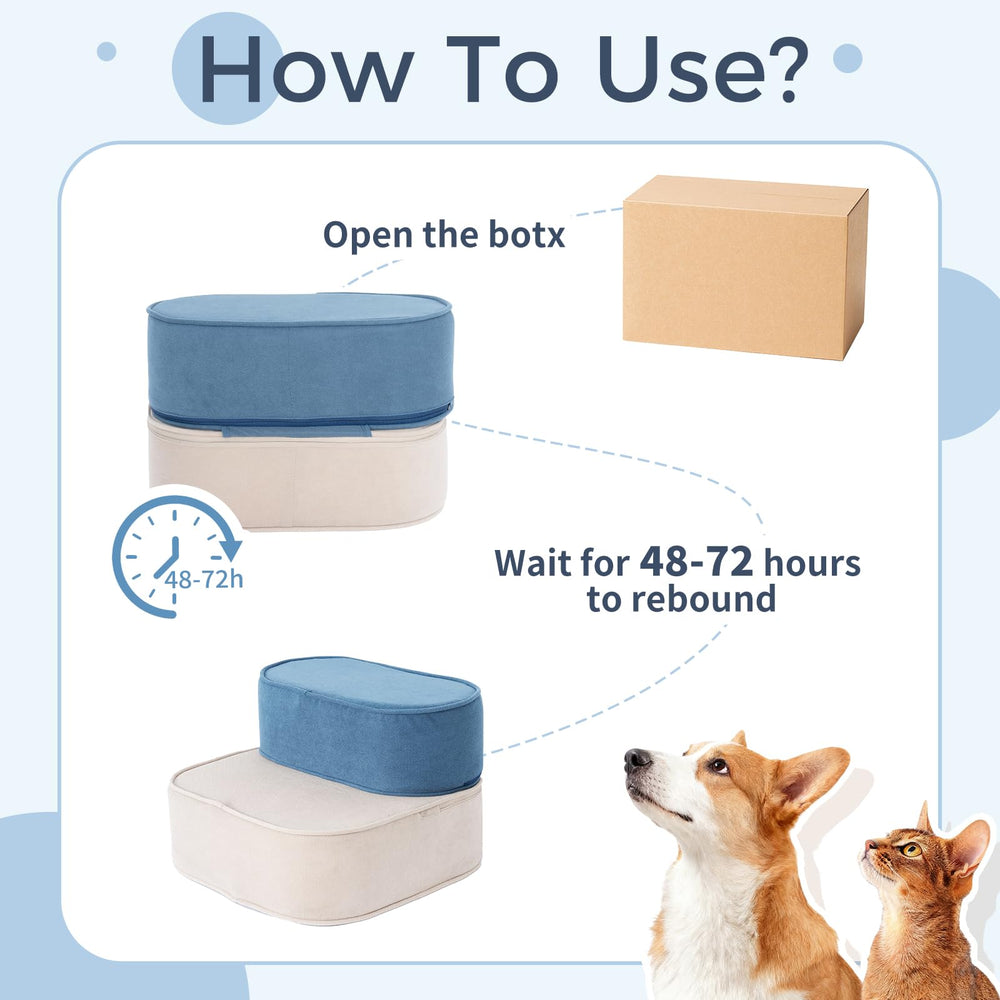 VERASCOT dog stairs washable cover 04 makes cleaning quick and simple