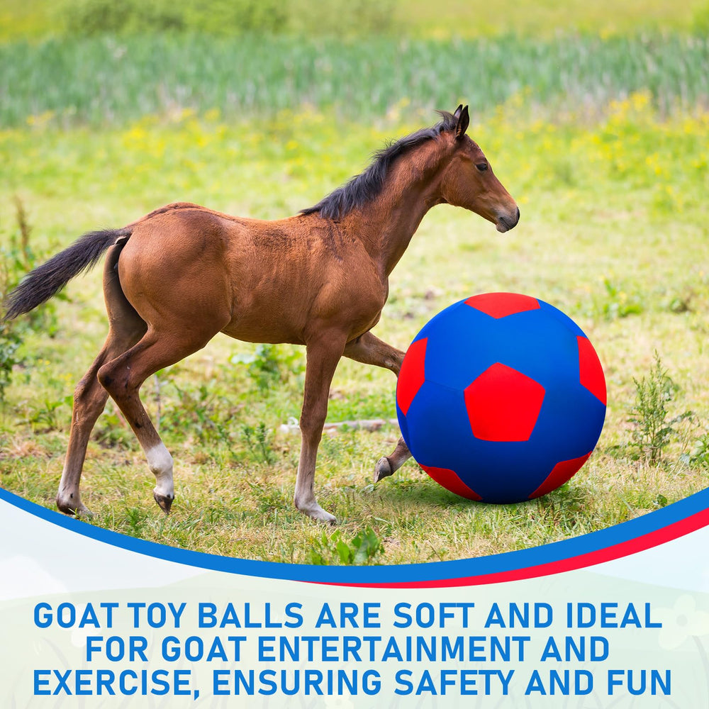 VercanMonth complete horse toy kit includes ball, cover, plug, and manual pump.