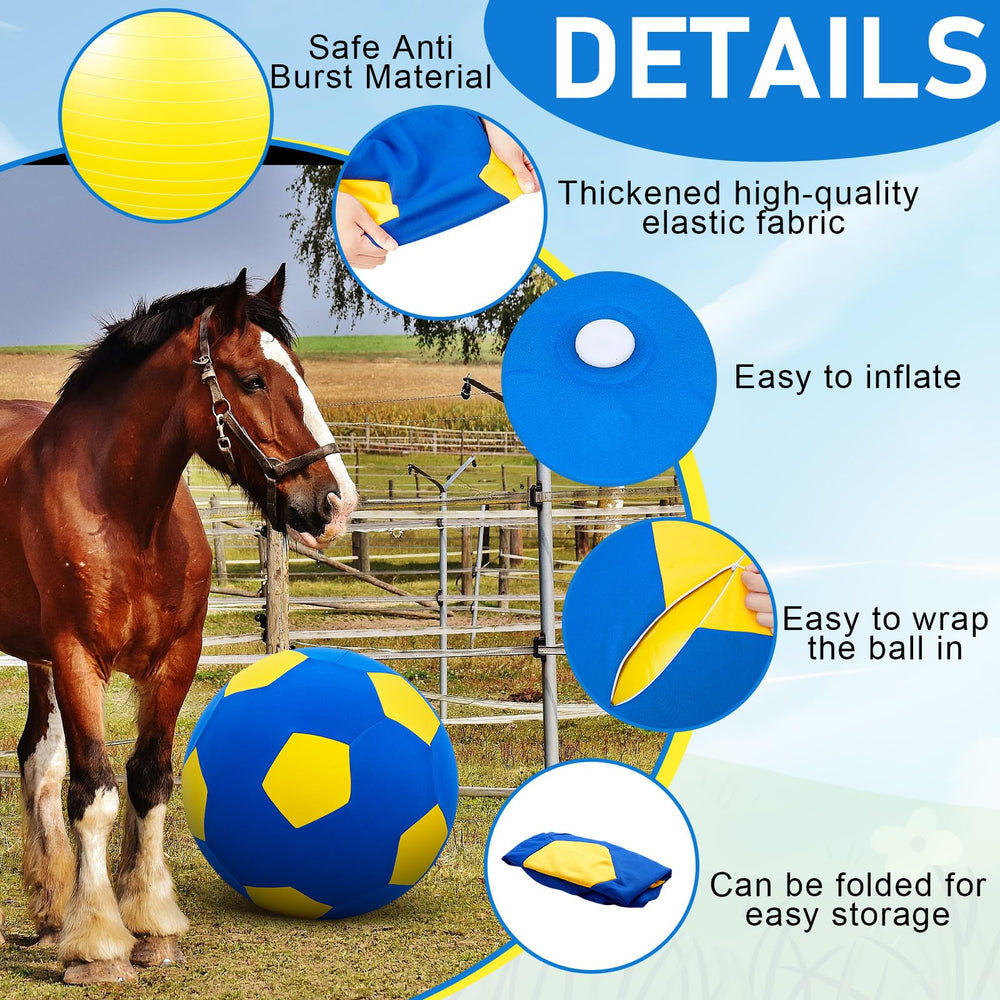 VercanMonth yellow horse toy in stall improves visibility and engagement.