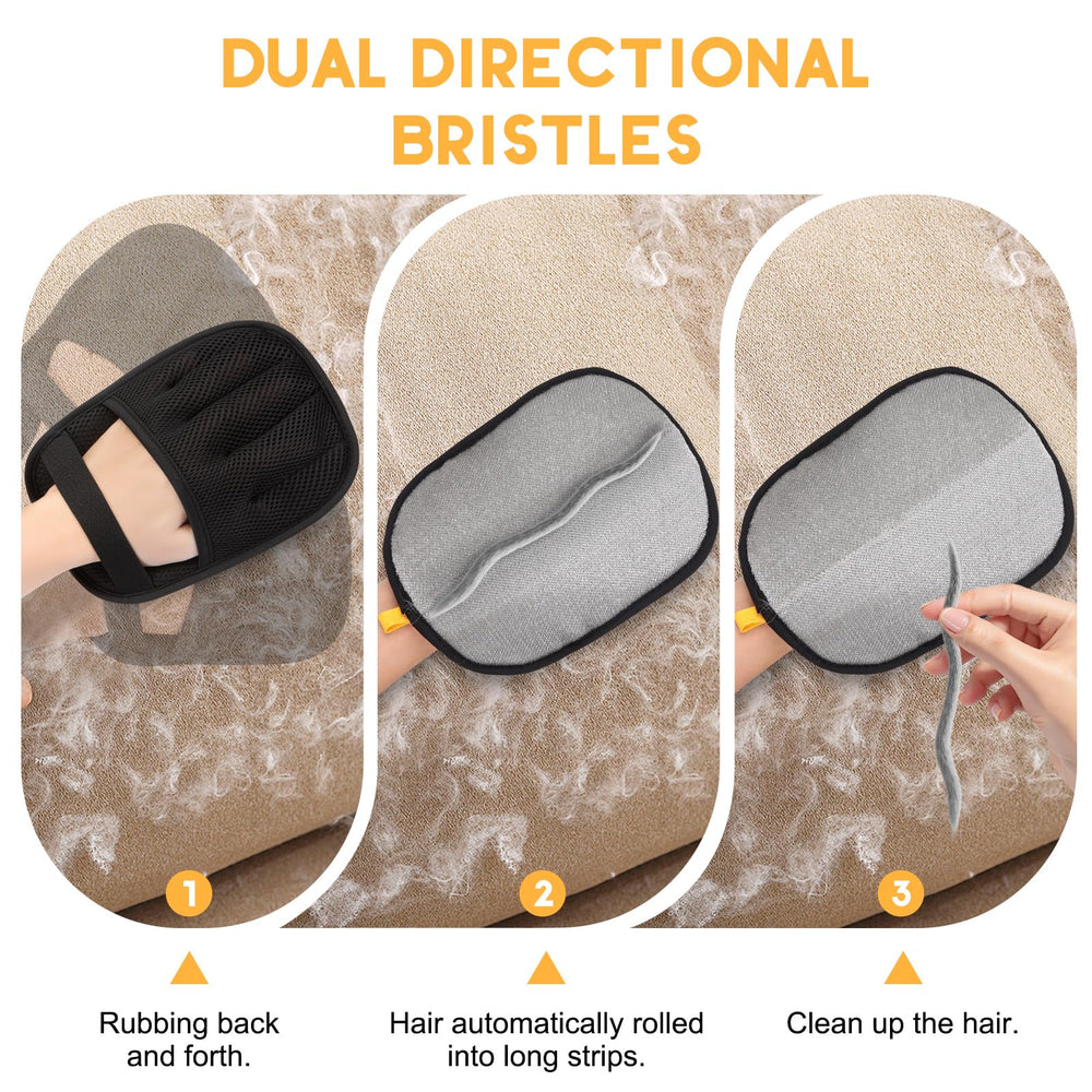 VerdeVilla Cepillo Mágico Quitapelaje: ideal para sofá y textiles, captura pelo y polvo.