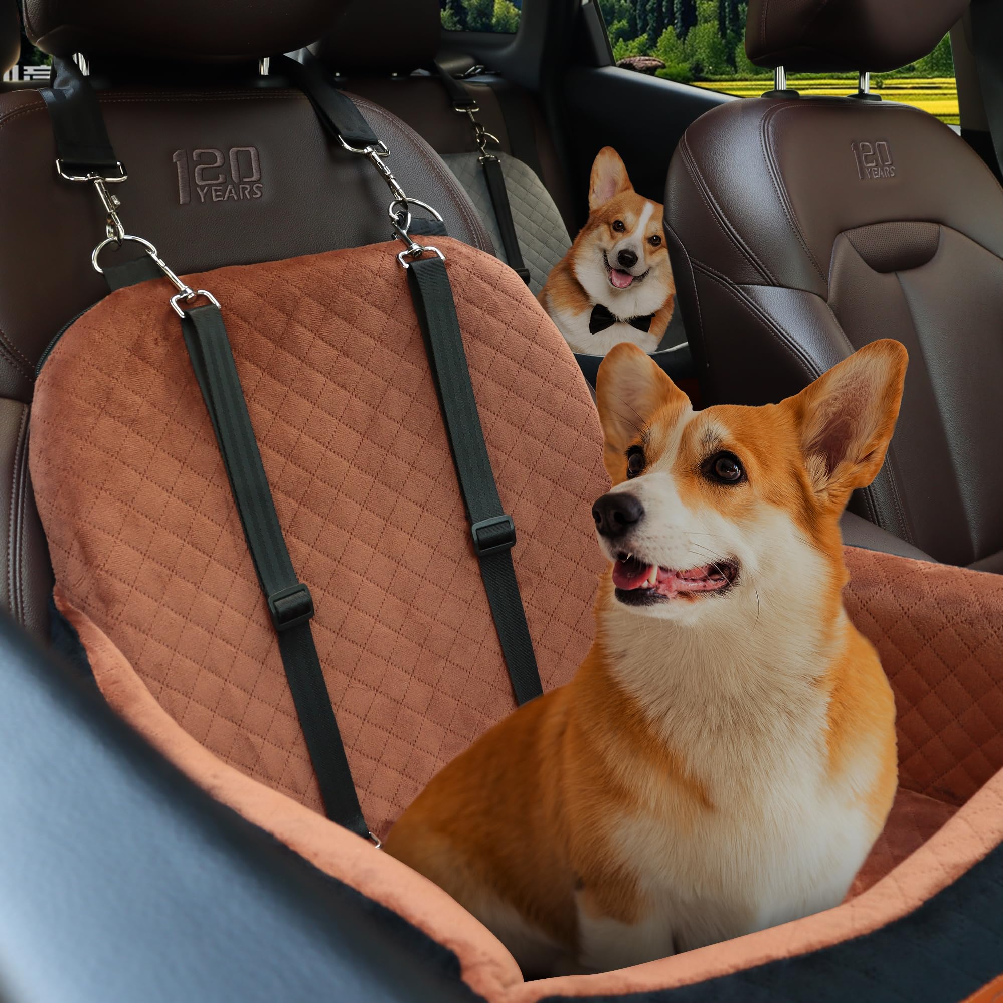 VERGODPRO front-seat installation shows flexible setup for cars.